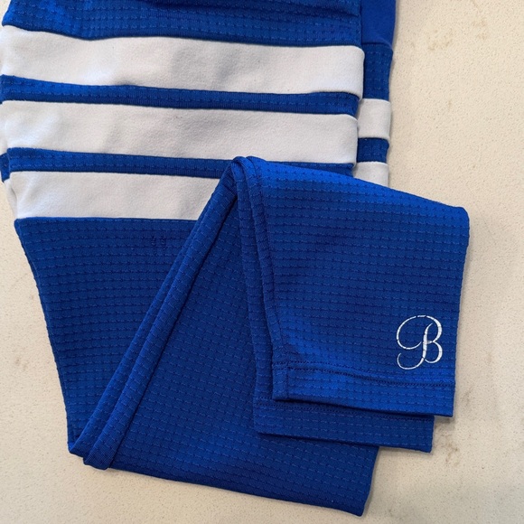 Bombshell Sportswear Thigh High Royal Blue Leggings - Picture 2 of 3